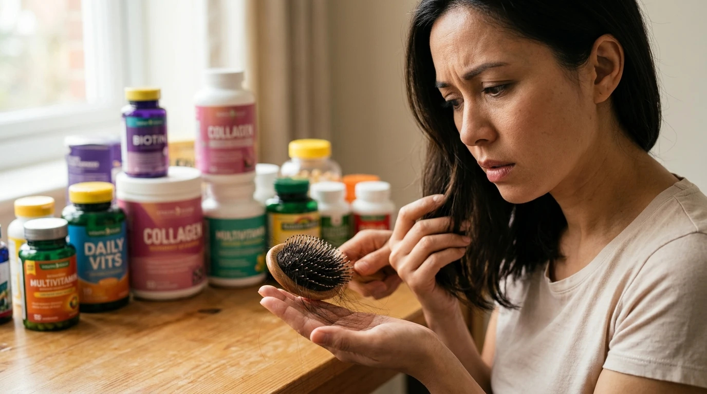 Excesso de Vitamina Causa Queda de Cabelo? Cuidado com a Hipervitaminose