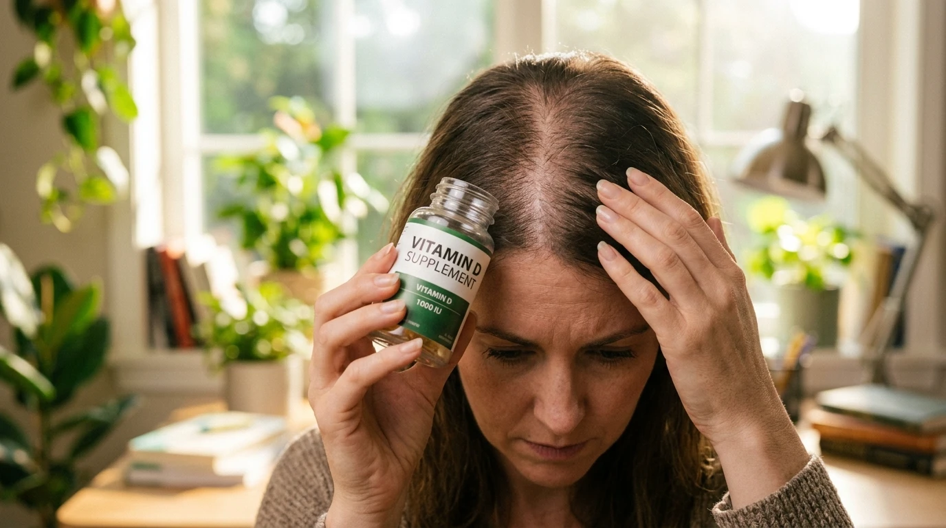 Vitamina D e Queda de Cabelo: A Relação Oculta que Poucos Conhecem